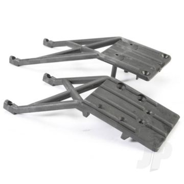 Traxxas Skidplates, Front & Rear (Black) (TRX5837)