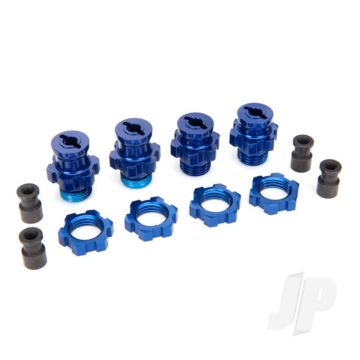 Traxxas Splined Wheel Hub & Wheel Nut Set (4 Pcs) (TRX5853X)