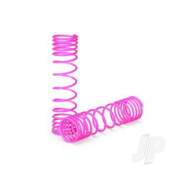 Traxxas Springs, Rear (Pink) (Progressive Rate) (2) (TRX5858P)
