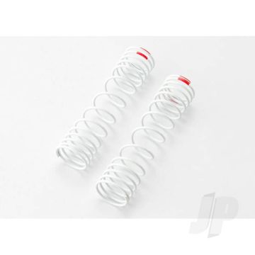 Traxxas Springs, Rear (White) (Progressive Rate) (2 Pcs) (Fits #5862 Aluminium Big Bore Shocks) (TRX5859)