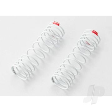 Traxxas Springs, Front (White) (Progressive Rate) (2 Pcs) (Fits #5862 Aluminium Big Bore Shocks) (TRX5860)