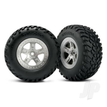 Traxxas Tyres And Wheels, Assembled Glued Sct Off-Road Racing Tyres (2 Pcs) (TRX5873)