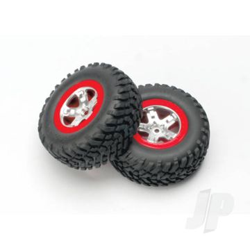 Traxxas Tyres And Wheels, Assembled Glued Sct Off-Road Tyres (2 Pcs) (TRX5873A)