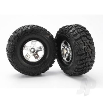 Traxxas Tyres And Wheels, Assembled Glued Kumho Tyres (2 Pcs) (TRX5881)