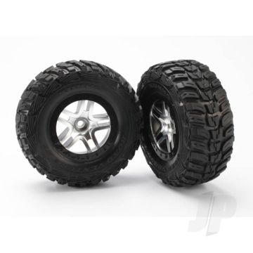 Traxxas Tyres And Wheels, Assembled Glued Kumho Tyres (2 Pcs) (TRX5882)