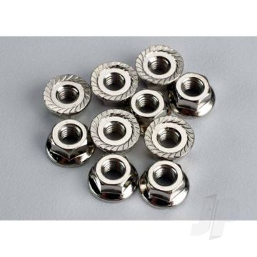 Traxxas Nuts, 4Mm Flanged (10 Pcs) (TRX6135)