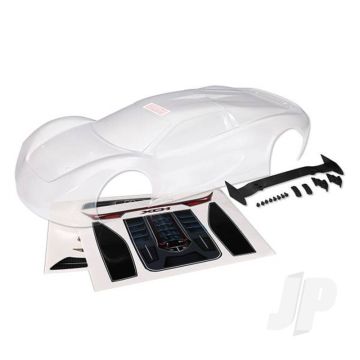 Traxxas Body, Xo-1 (Clear, Requires Painting) / Wing / Wing Uprights (2 Pcs) / Washers (2 Pcs) / Decals (TRX6411)