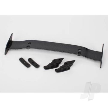 Traxxas Wing (Exo-Carbon) / Wing Mounts (2 Pcs) / Washers (2 Pcs) (TRX6414G)