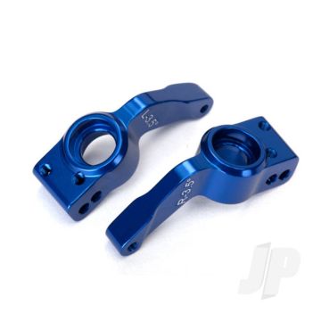Traxxas Axle Carriers, Rear, 6061-T6 Aluminium, Left & Right (Blue-Anodised) (TRX6455)
