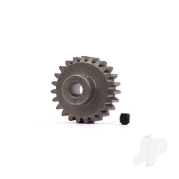 Traxxas Gear, 23-T Pinion (1.0 Metric Pitch) (Fits 5Mm Shaft)/ Set Screw (For Use Only With Steel Spur Gears) (TRX6481X)