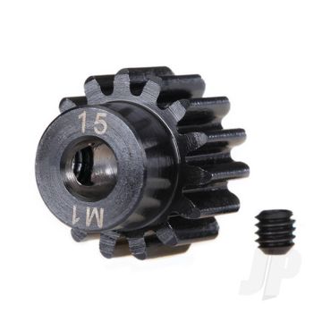 Traxxas 15-T Pinion Gear (Machined) (1.0 Metric Pitch) Set (Fits 5Mm Shaft) (TRX6487R)