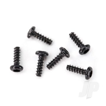 Traxxas Screws, 1.6X5Mm Button-Head, Self-Tapping (Hex Drive) (6 Pcs) (TRX6644)