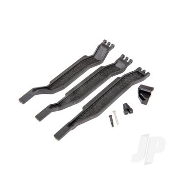 Traxxas Battery Hold-Down (3)/ Battery Clip/ Hold-Down Post/ Screw Pin/ Pivot Post Screw (TRX6726X)