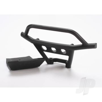 Traxxas Bumper, Front / Skidplate, Front (Black) (TRX6735)