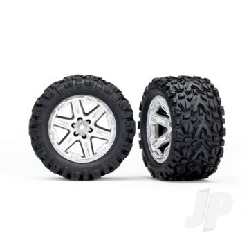 Traxxas Tyres And Wheels, Assembled Glued (2.8In) (2 Pcs) (TRX6774R)