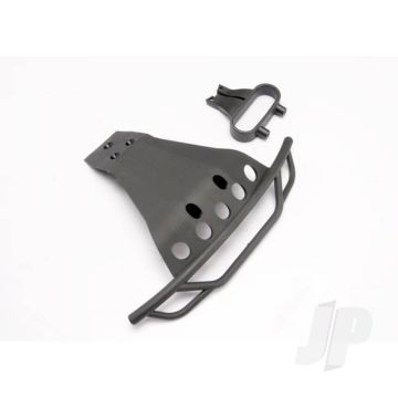 Traxxas Bumper, Front / Bumper Mount, Front (Black) (TRX6835)