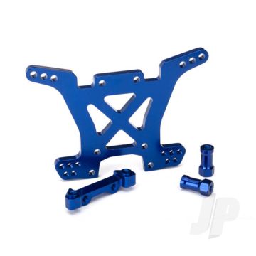Traxxas Shock Tower, Rear, 7075-T6 Aluminium (Blue-Anodised) (TRX6838X)