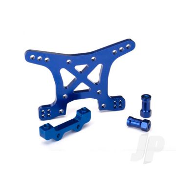 Traxxas Shock Tower, Front, 7075-T6 Aluminium (Blue-Anodised) (TRX6839X)