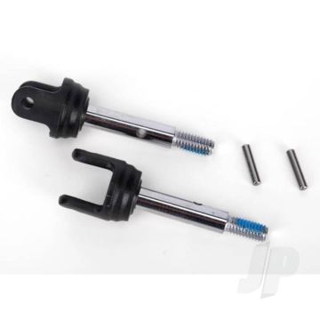 Traxxas Stub Axles, Rear, Heavy Duty (2 Pcs) / Pins (2 Pcs) (TRX6853X)