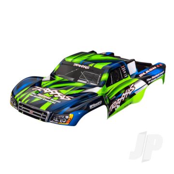 Traxxas Body, Slash 4X4 (Also Fits Slash Vxl & Slash 2Wd), Green & Blue (Painted, Decals Applied) (TRX6928G)