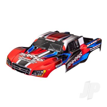 Traxxas Body, Slash 4X4 (Also Fits Slash Vxl & Slash 2Wd), Red & Blue (Painted, Decals Applied) (TRX6928R)