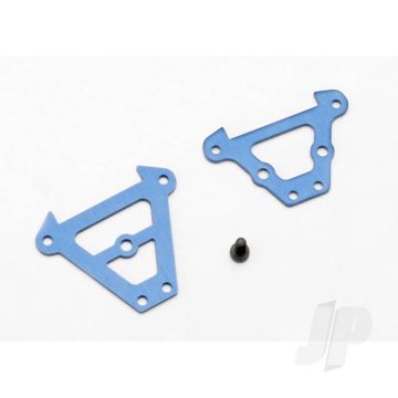 Traxxas Bulkhead Tie Bars, Front & Rear (Blue-Anodised Aluminium) / 2.5X6 Cs (1Pc) (TRX7023)