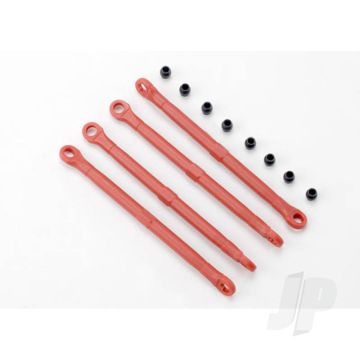 Traxxas Toe Link, Front & Rear (Moulded Composite) (Red) (4 Pcs) / Hollow Balls (8 Pcs) (TRX7138)