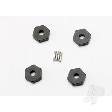 Traxxas Wheel Hubs, Hex (4 Pcs) / Axle Pins (1.5X8Mm) (4 Pcs) (TRX7154)