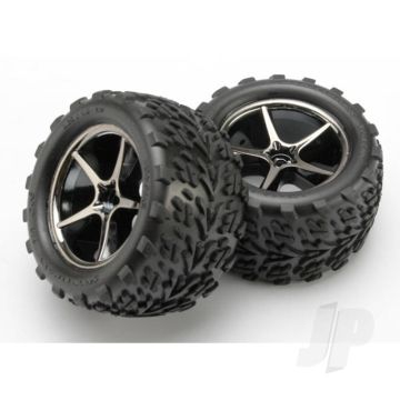 Traxxas Tyres And Wheels, Assembled Glued Talon Tyres (2 Pcs) (TRX7174A)