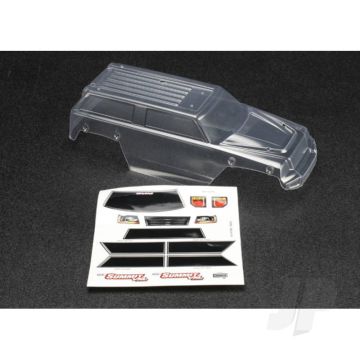 Traxxas Body, 1:16 Summit (Clear, Requires Painting) / Grille, Lights Decal Sheet (TRX7211)