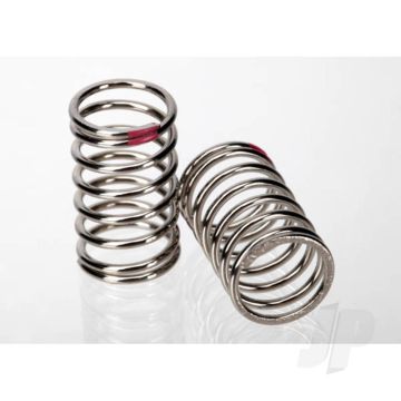 Traxxas Spring, Shock (Nickel Finish) (Gtr) (2.77 Rate, Pink) (1 Pair) (TRX7244A)