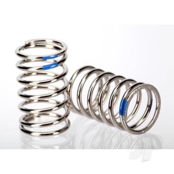 Traxxas Spring, Shock (Nickel Finish) (Gtr) (2.925 Rate, Blue) (1 Pair) (TRX7245A)