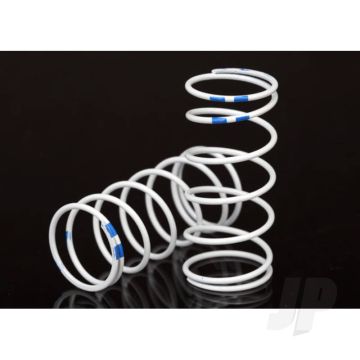 Traxxas Spring, Shock, White (Gtr Long) (0.892 Rate Blue) (1 Pair) (TRX7448)