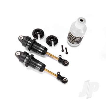 Traxxas Shocks, Gtr Long Hard-Anodised, Ptfe-Coated Bodies With Tin Shafts (Assembled) (2 Pcs) ( With Out Springs) (TRX7461X)