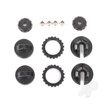 Traxxas Caps & Spring Retainers, Gtr Shock (Upper Cap (2 Pcs) / Hollow Balls (4 Pcs) / Bottom Cap (2 Pcs) / Upper Retainer (2 Pcs) / Lower Retainer (2 Pcs)) (TRX7468X)