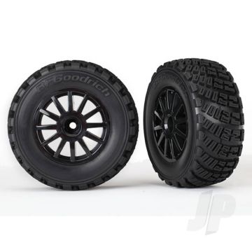 Traxxas Tyres And Wheels, Assembled Glued Gravel Pattern Tyres (2 Pcs) (TRX7473T)
