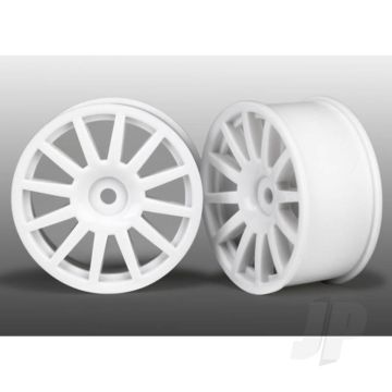 Traxxas Wheels, 12-Spoke (White) (2 Pcs) (TRX7571)