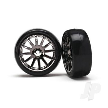 Traxxas Tyres And Wheels, Assembled Glued 12-Spoke (2 Pcs) (TRX7573A)