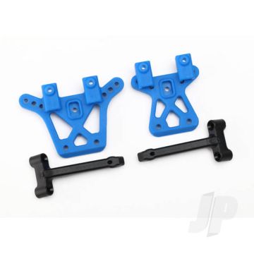 Traxxas Shock Tower, Front (1Pc), Rear (1Pc) / Shock Tower Brace (2 Pcs) (TRX7637)