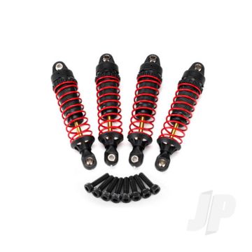 Traxxas Shocks, Gtr Hard-Anodised, Ptfe-Coated Aluminium Bodies With Tin Shafts (Fully Assembled With Springs) (4 Pcs) / 2.5X10Mm Cs (8 Pcs) (TRX7665)