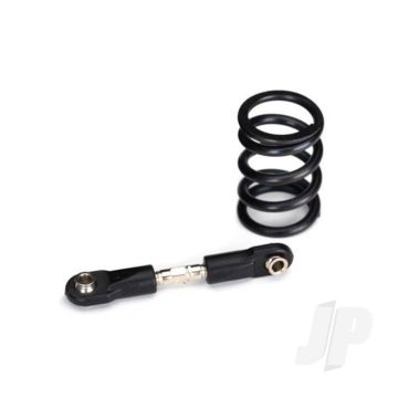 Traxxas Steering Link, Steel / Servo Saver Spring, Heavy Duty (Use With #2085X Metal Gear Servo) (TRX7746X)