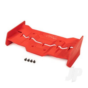 Traxxas Wing, Red/ 4X12Mm Fcs (4) (TRX7821R)
