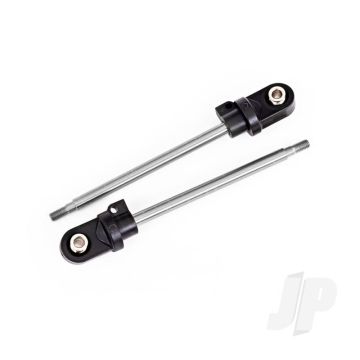 Traxxas Shock Shaft, 92Mm (Gtx) (Steel, Chrome Finish) (2) (Assembled With Rod Ends & Hollow Balls) (TRX7863)