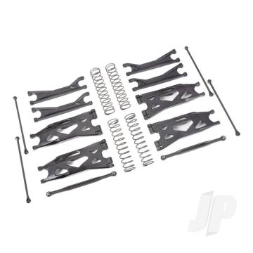 Traxxas Suspension Kit, X-Maxx Widemaxx, Black (Includes Front & Rear Suspension Arms, Front Toe Links, Driveshafts, Shock Springs) (TRX7895)