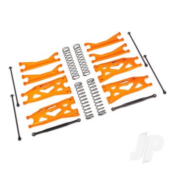 Traxxas Suspension Kit, X-Maxx Widemaxx, Orange (Includes Front & Rear Suspension Arms, Front Toe Links, Driveshafts, Shock Springs) (TRX7895T)