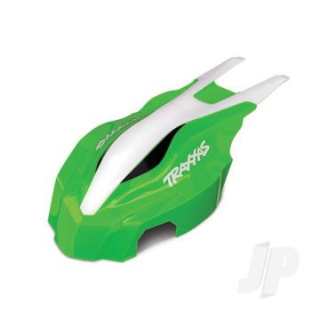 Traxxas Canopy, Front, Green / White, Aton (TRX7914)