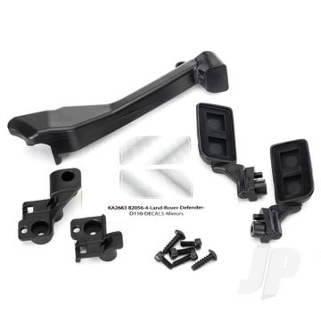 Traxxas Mirrors, Side (Left & Right) / Snorkel / Mounting Hardware (Fits #8011 Body) (TRX8020)