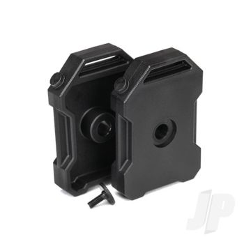 Traxxas Fuel Canisters (Black) (2 Pcs) / 3X8 Fcs (1Pc) (TRX8022T)