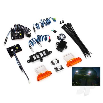 Traxxas Led Light Set (Contains Headlights, Tail Lights, Side Marker Lights, & Distribution Block) (Fits #8010 Body, Requires #8028 Power Supply) (TRX8036)