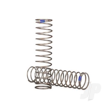 Traxxas Springs, Shock (Natural Finish) (Gts) (0.61 Rate, Blue Stripe) (2 Pcs) (TRX8045)